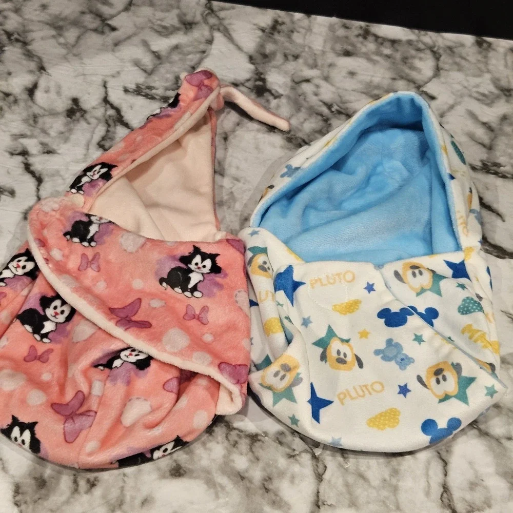 Disney Plush Replacement Swaddles – Pluto & Figaro (Stuffed‎ Animal Accessories)